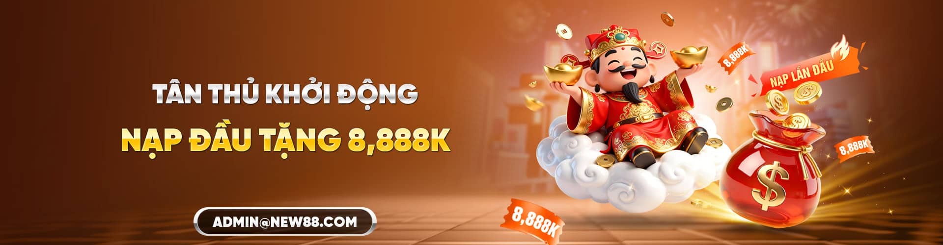 New88 Tặng Nạp Đầu Cho Tân Thủ Tới 8,888K
